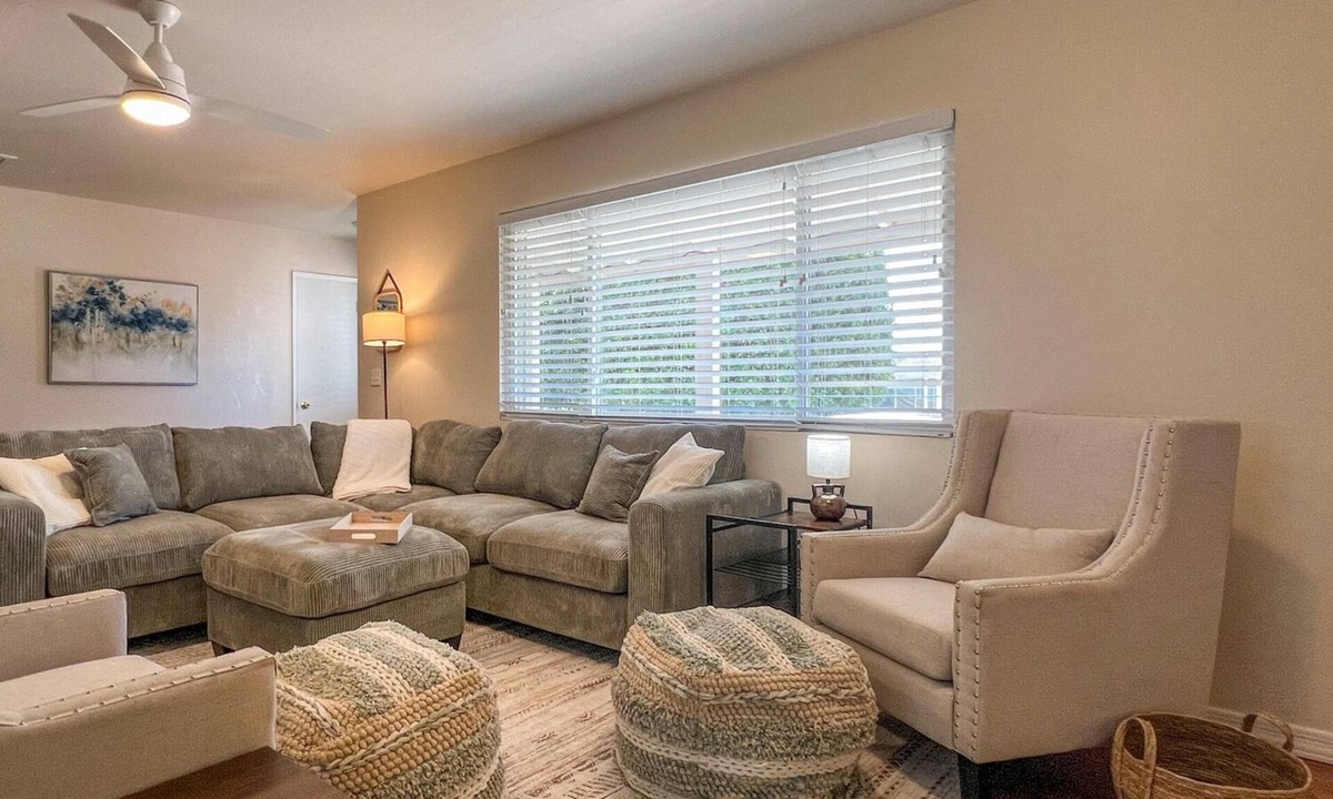 Sun City House | 3 bd in 55+ community on south golf course in Sun City AZ with golf cart rental