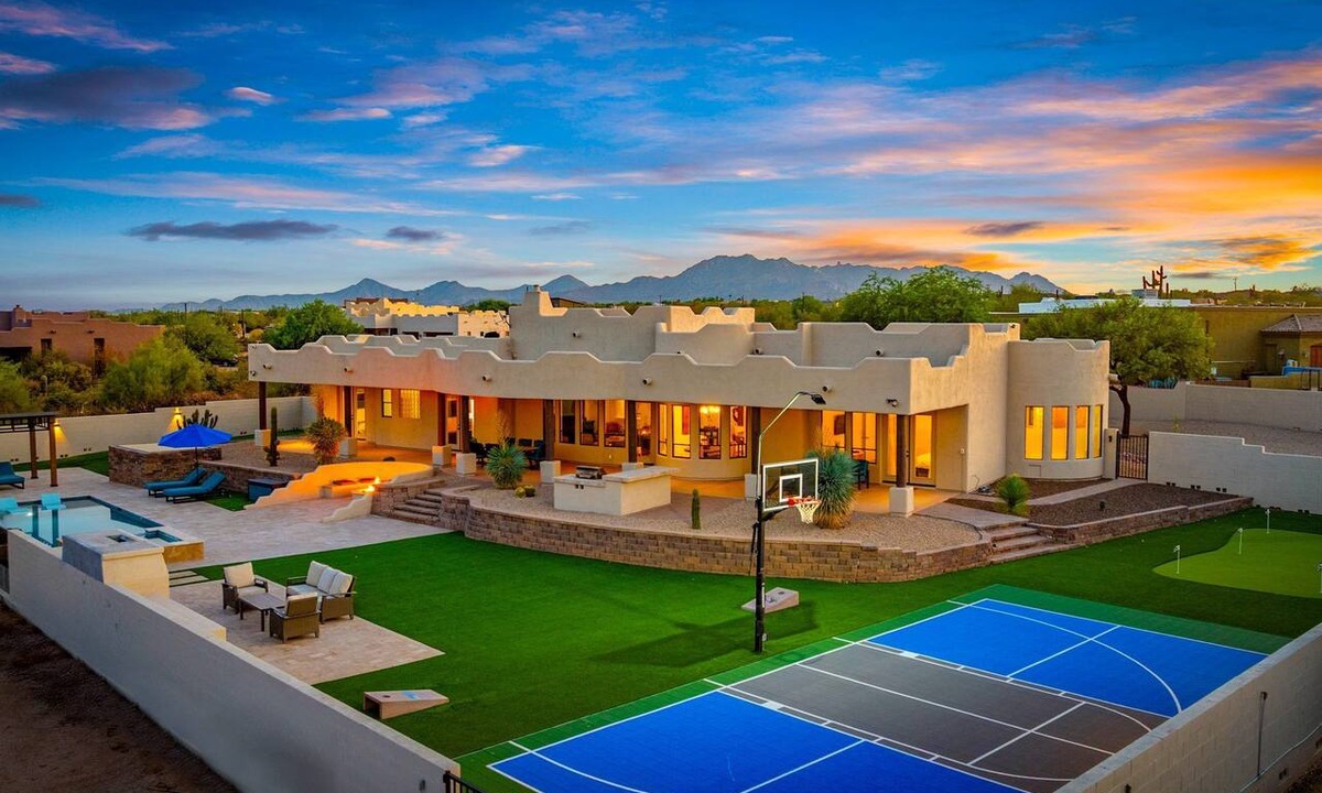 Rio Verde Foothills House | A Backyard Dream! Pool/Spa/Fire-Pits/PickleBall/BasketBall/Ping-Pong/Cornhole