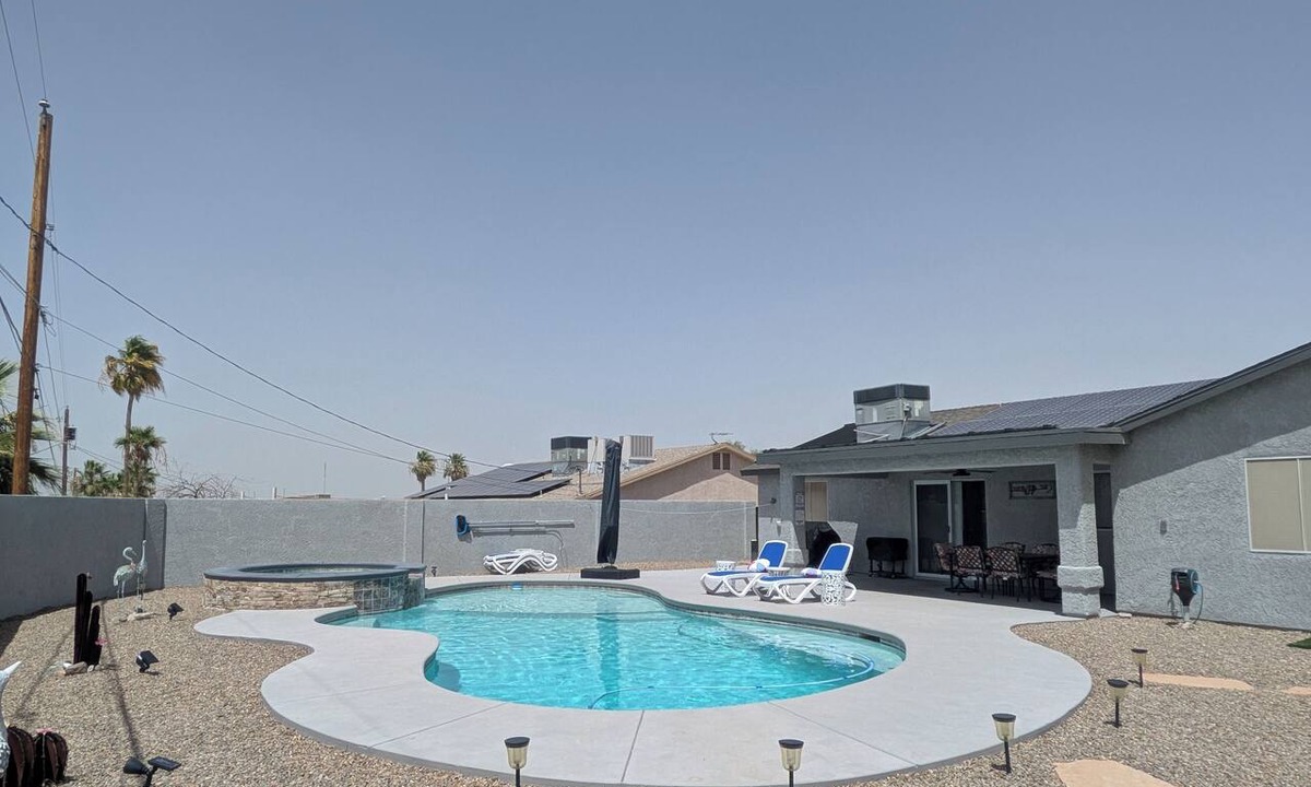 Lake Havasu City House | Beat the heat! Enjoy a private pool/spa under the stars. So many amenities!