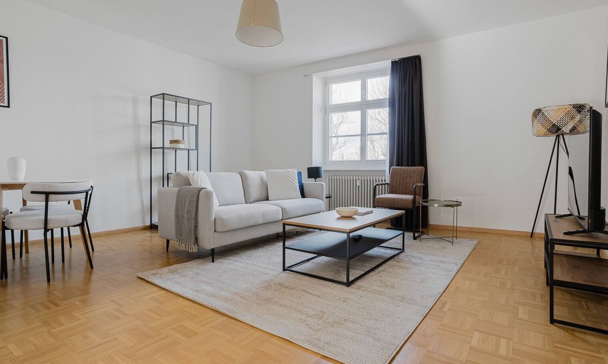 Sankt Alban Apartment | Blueground | Vorstädte, river view & furnished