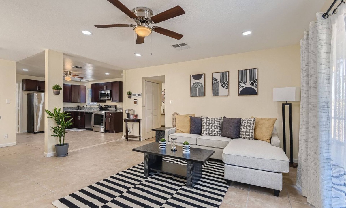 Las Vegas Villa | Cheerful Home with Game Room! 10 Min to Strip!
