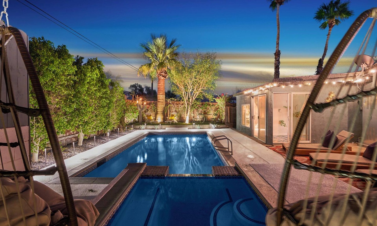 Desert Hot Springs House | Eclectic Bohemian Maximalist Pad with Pool and Spa