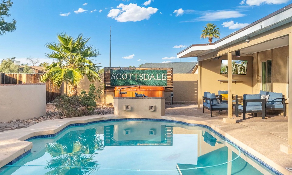 Central Scottsdale House | Epic Scottsdale Retreat: Pool, Hot Tub, Pool Table, Game Room & Golden Tee