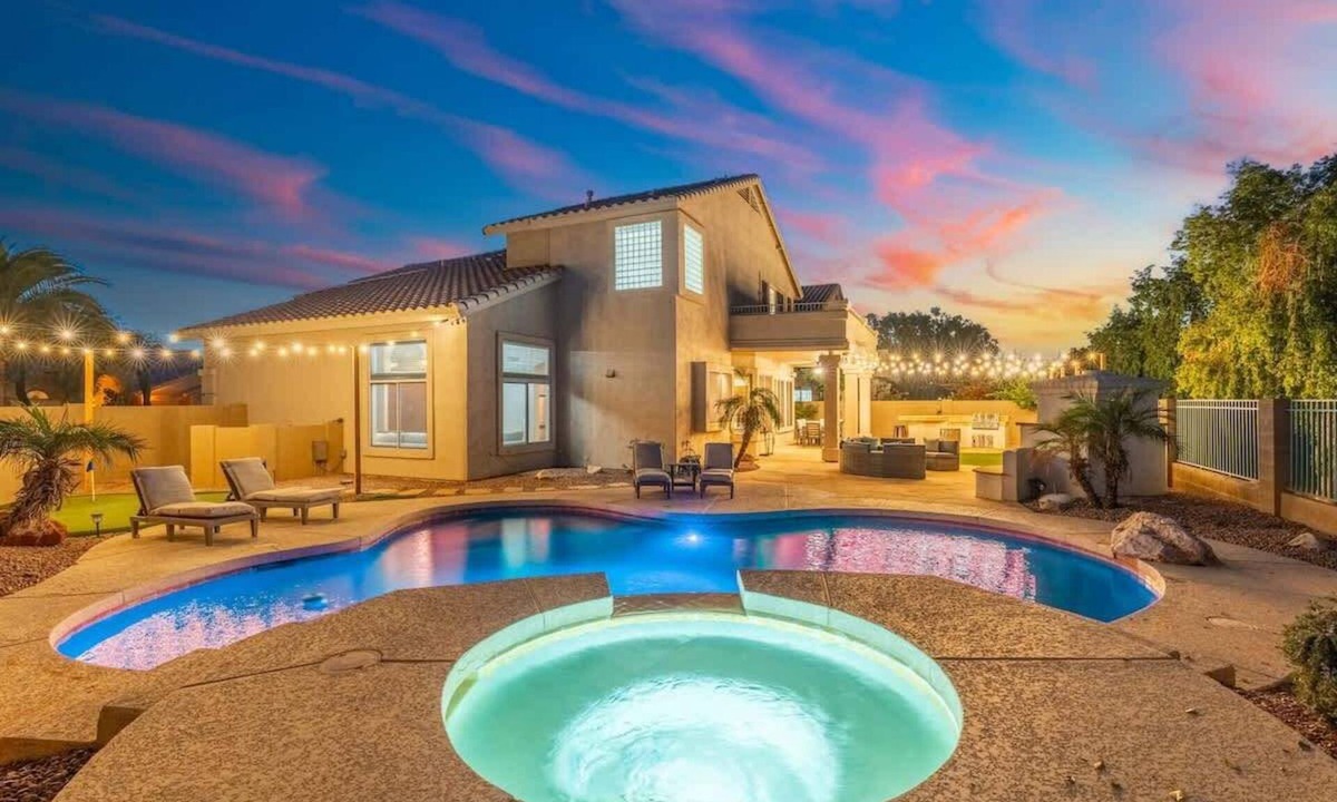 Palm Valley House | Golf Course Oasis | Pool, Spa, EV & Family Fun
