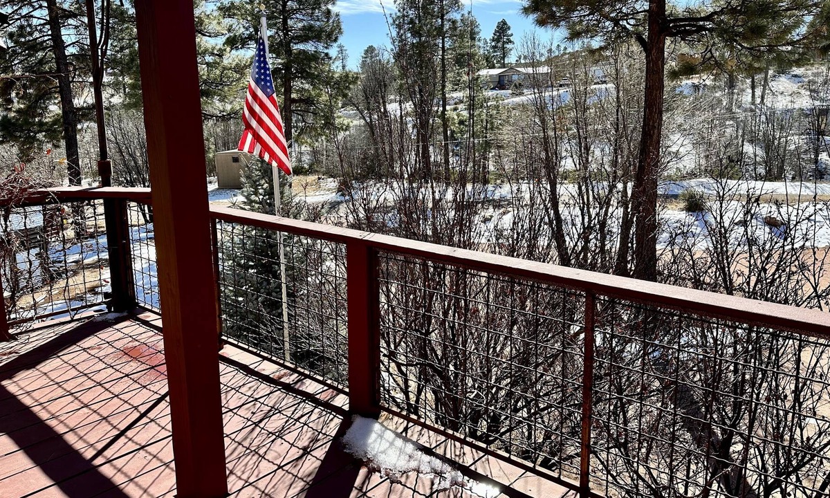 Timberland Acres Cabin | Incredible Privately Gated Cabin in Show Low Forest w/ VIEWS, Game/Toy Room!