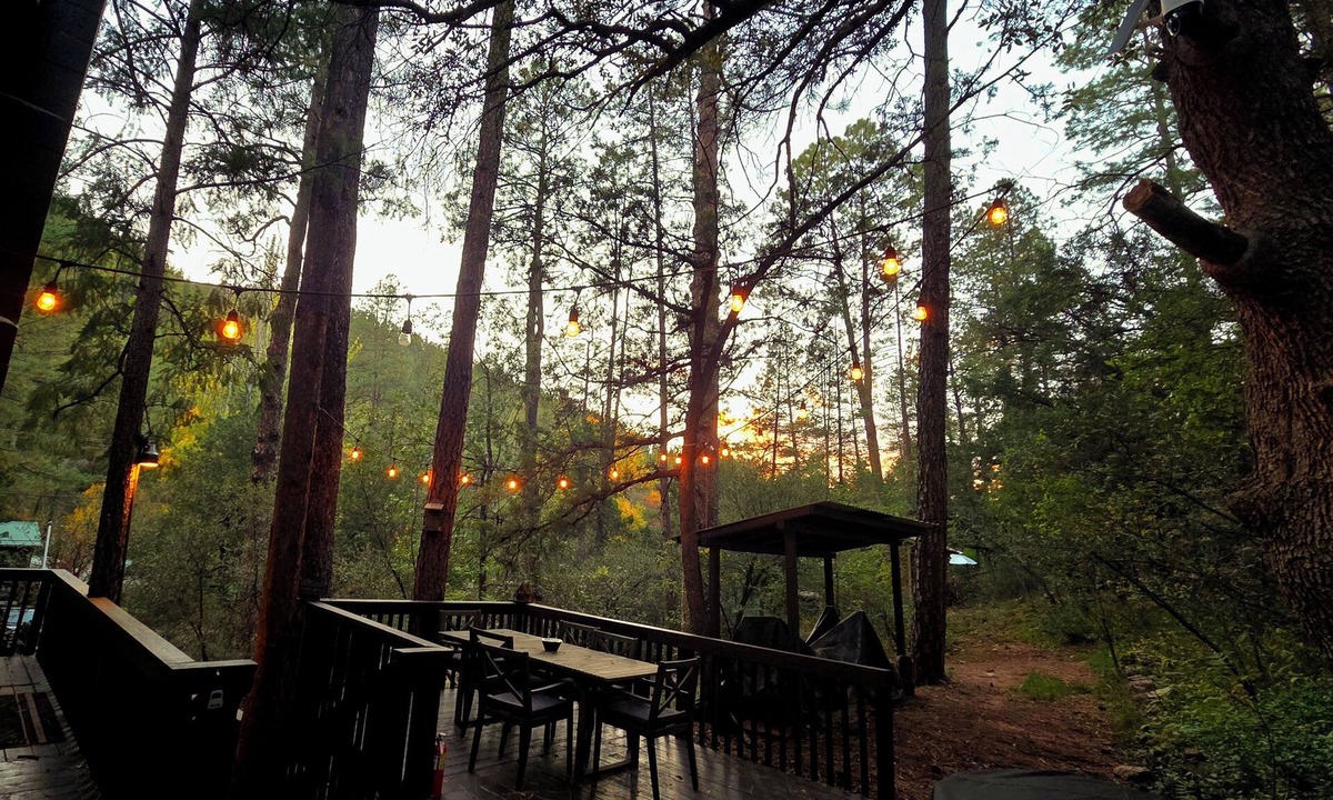 Kohls Ranch Cabin | Lavender Cottage at Kohl's Ranch- Across from Tonto Creek