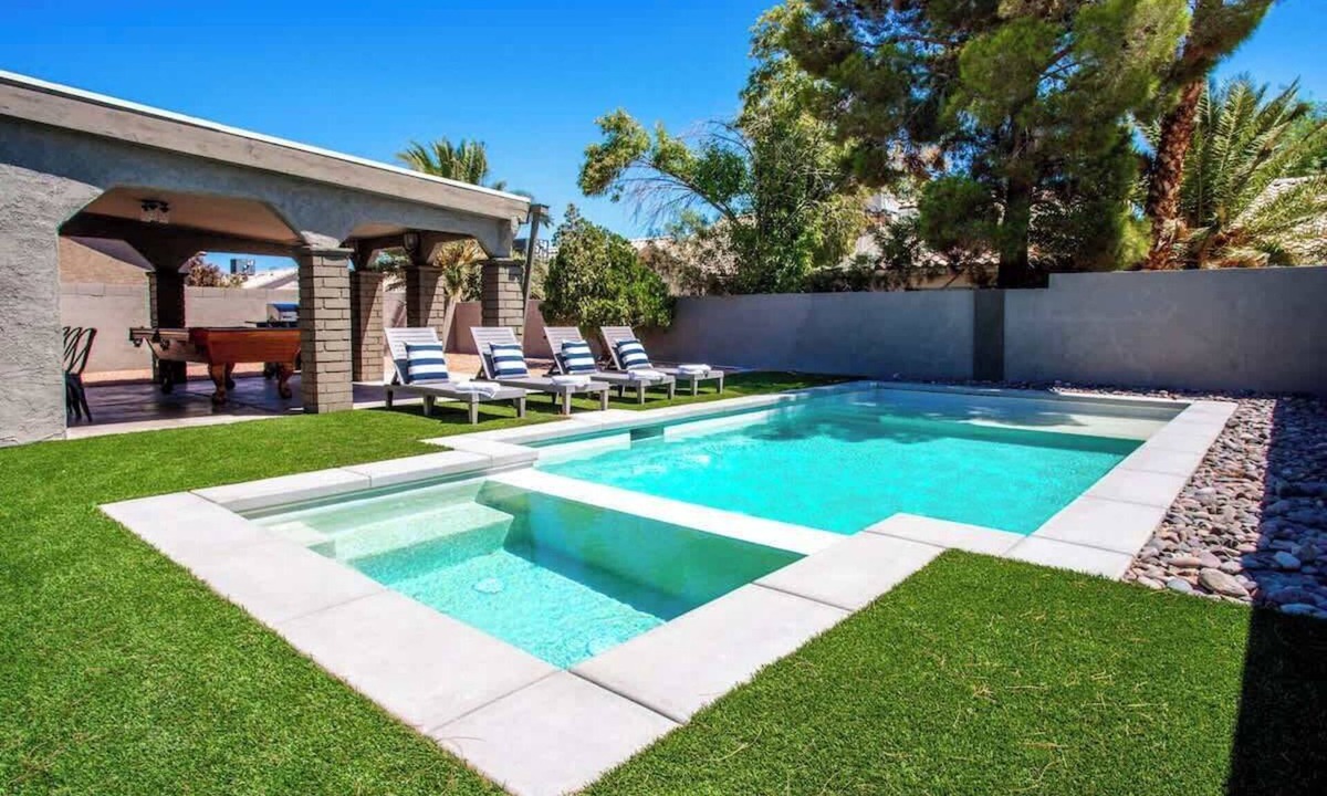 North Las Vegas House | Postmodern 3BR Home w/Stunning New Pool & MORE!