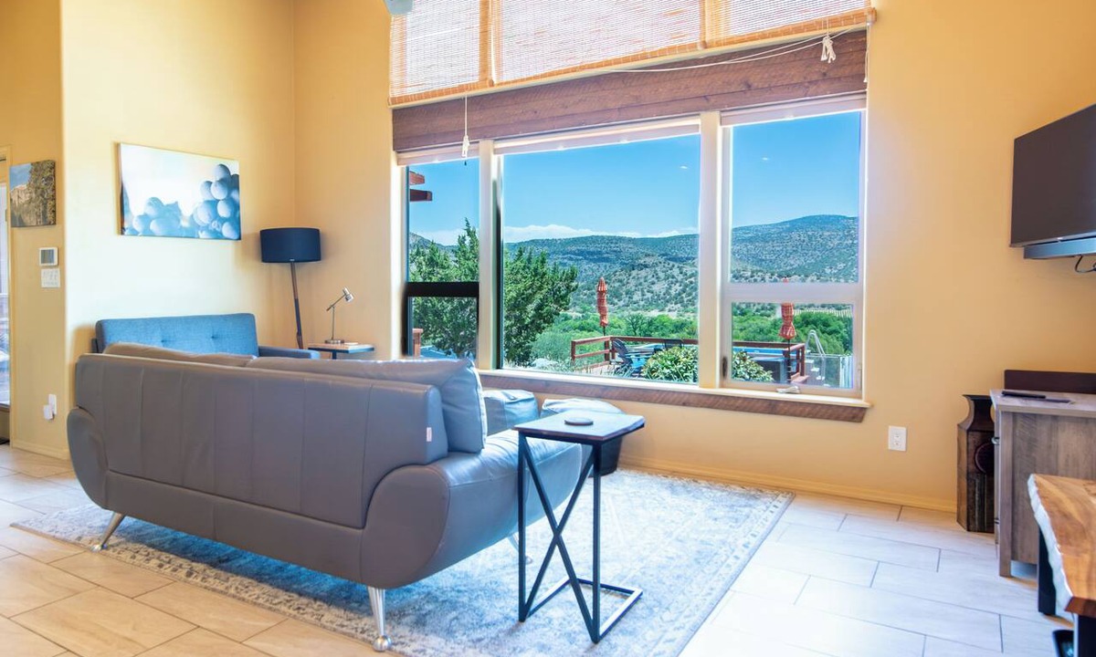Cornville House | Romantic Wine Country Retreat Private Hot Tub & Valley Views