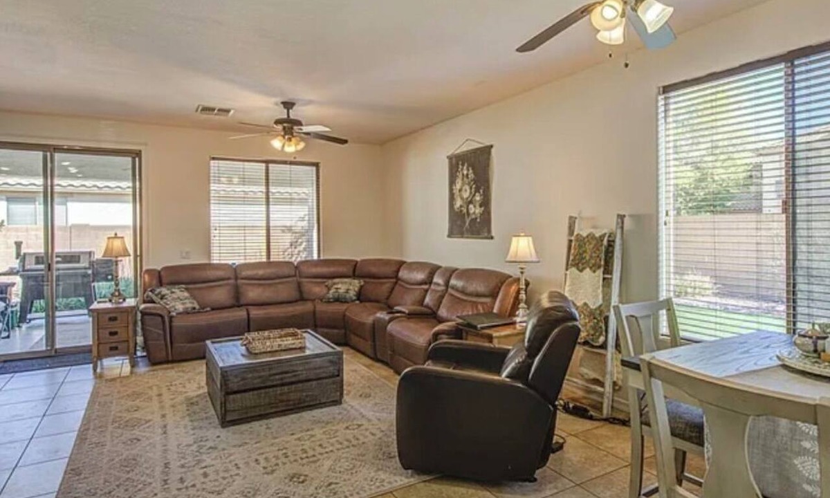Anthem at Merrill Ranch House | Spacious 4-bedroom house in tranquil Florence with AC and gym