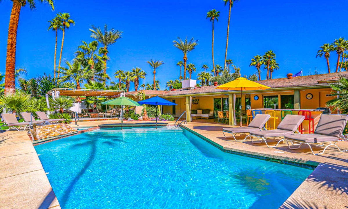 Tahquitz River Estates House | Spacious & luxurious dog-friendly home w/private pool spa & outdoor heated pool