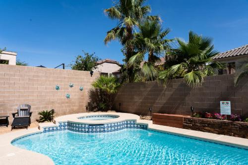 Paradise Hills House | Spacious sparkling luxury home with private HEATED saltwater pool and hot tub, EV power station