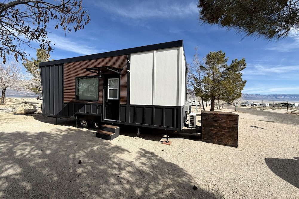 Lone Pine Cabin | Stylish Modern Tiny House on Wheels with Stunning Mountain Views Near Lone Pine, California