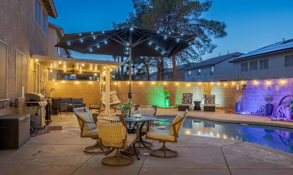 Gibson Springs House | Sunset Oasis | Private Pool & Spa | Spacious 5BR Henderson Home