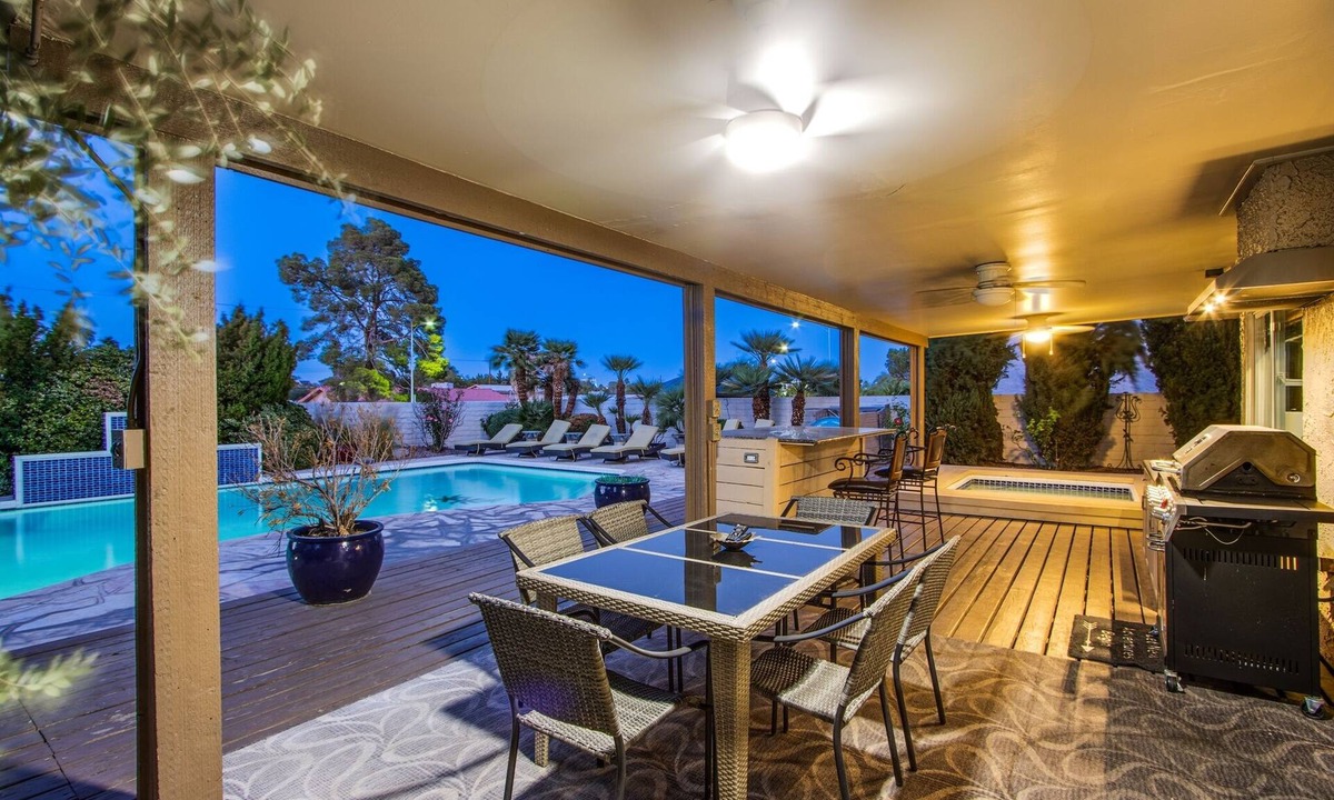 Rancho Oakey House | Sunshine Oasis, Min from Strip w/ Pool & Spa