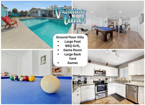 Rancho Oakey House | Vegas Getaway amazing Ground Floor with Pool and Games and BBQ