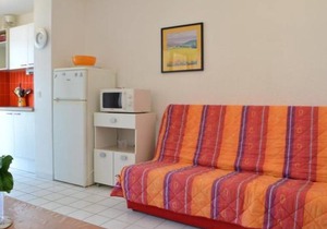 Studio Cabine avec Vue Port & Montagne, Proche Plage - 4 Couchages, Parking, Loggia - Argelès-sur-Mer - FR-1-225-57 in Plage d'Argeles
