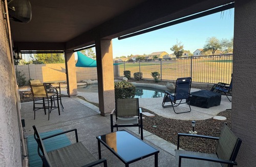 Villages At Queen Creek House | 3-bedroom house with pool, and golf course views in central Queen Creek