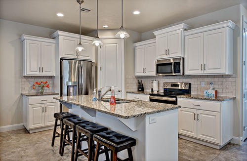 St. George Villa | 3BR Overlooks Pool+Courts - Sleeps 11 w/Fire Pit