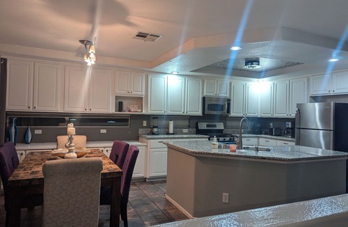 Silverado Ranch House | 4BR Home. private pool/hot tub/BBQ Convenient to South Point, airport and strip.
