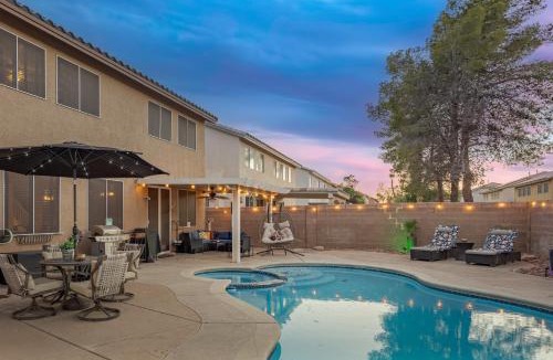 Gibson Springs Villa | 5BR 3BA Family friendly entire home w pool, spa, games, tvs, and more