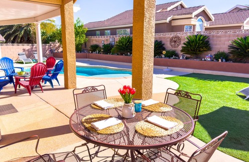 North Las Vegas House | Amazing stay in delightful North Las Vegas with AC, pool, and spa