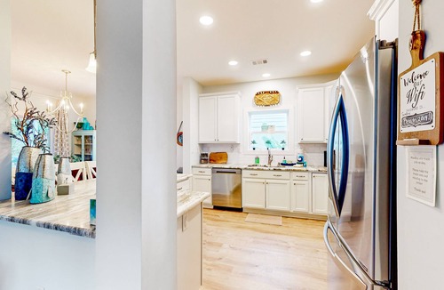 Butler Beach House | Charming home steps from the beach with enclosed yard and grill - dog-friendly