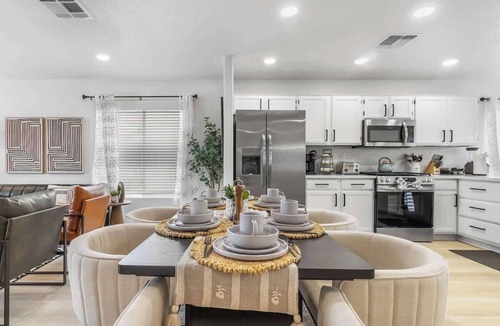North Las Vegas House | Chill&Play in 6BR Retreat w Pool, Hot Tub & Games!
