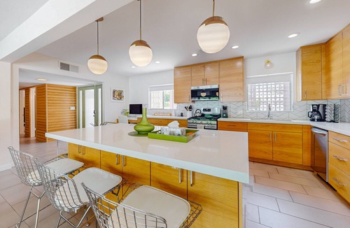 Twin Palms House | Classic, mid-century modern home w/mtn views, private pool and spa - dogs OK