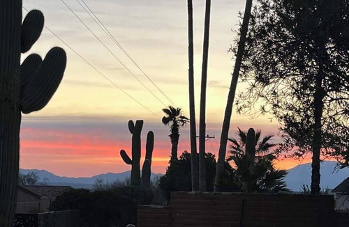 Saguaro Miraflores House | Close to downtown but feels like country-Very Private! Refreshing pool & hot tub