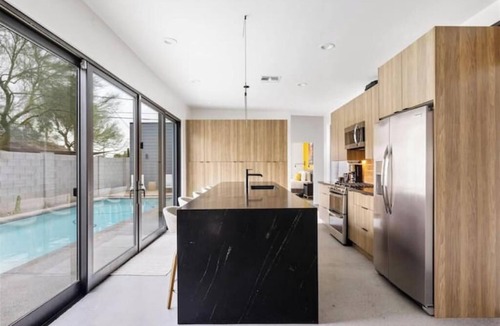 Coronado House | CoroMODo! Firepit, Outdoor kitchen