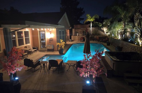 Centennial Hills House | Cozy 5th wheel pool side escape. Sleep up to 6. 30 min to L.V., lake, skiing.
