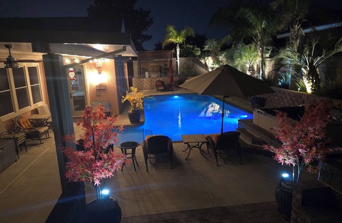 Centennial Hills House | Cozy 5th wheel pool side escape. Sleep up to 6. 30 min to L.V., lake, skiing.