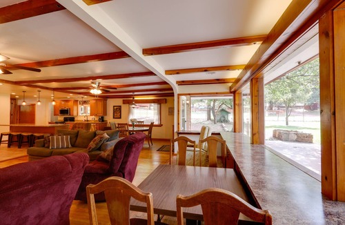 Pine Cabin | Cozy Cabin on 1 Acre in Premier Pine Neighborhood