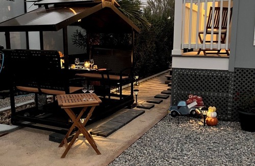 Desert Hot Springs House | Cozy Tiny Home in Peaceful Desert Hot Springs – Ideal for Traveling Nurses