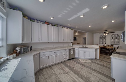 Pahrump House | Desert Oasis Estate: Saltwater Pool, Hot Tub & Gourmet Outdoor Kitchen