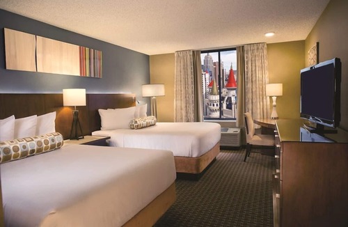 Las Vegas Strip Hotel | Excalibur Hotel & Casino - Right on The Strip Where the Action Is -2 Queen Beds