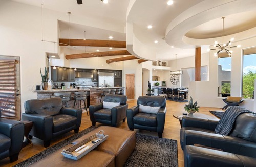 West Sedona House | Experience luxury at Sedona W Chateau: 4BR, game room, private pool, stunning views!