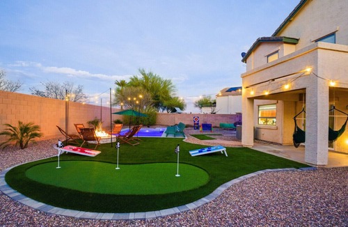 Casa Grande Villa | Glow & Go Heated Pool, Spa, Mini Golf, Fire Pit