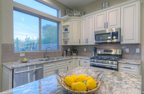 Las Sendas House | Golf Course & Mt VIEWS: Htd POOL, Hot Tub, Putting Green, Fire Pit, 3 Bikes