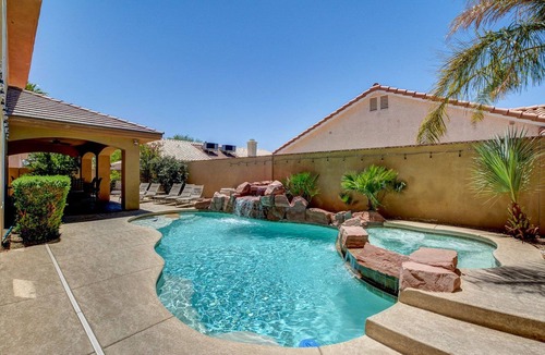 Spring Valley House | Gorgeous Double Staircase with over 5,100 Sq Ft! 4 miles To The Strip! Pool!