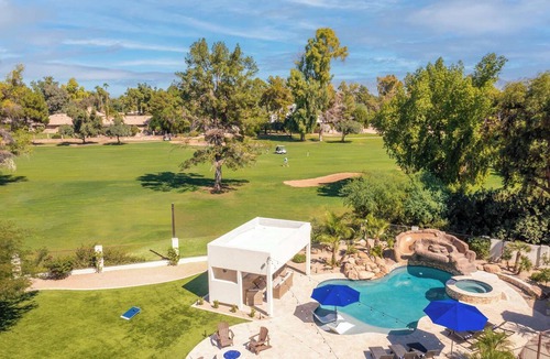Paradise Valley Village House | HÓZHÓ | Pool, Slide, Golf Sim, Pickleball & Tennis