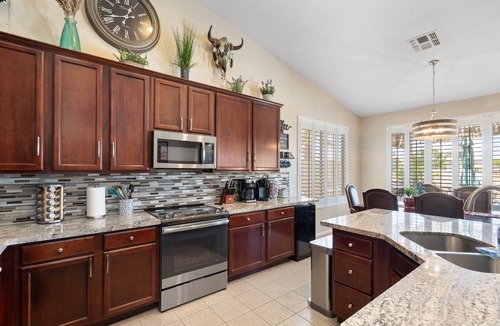 Coldwater Springs House | Heated Pool 88 degrees No Fee and Golf Course View!
