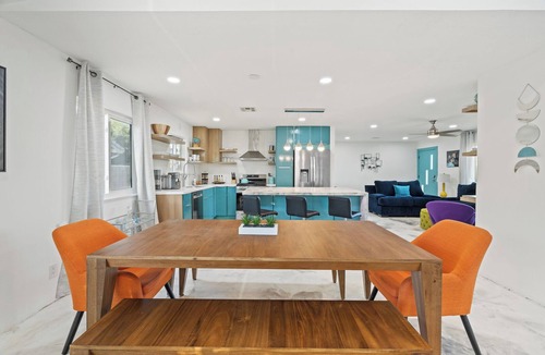 Desert Hot Springs House | Heated Pool-Spa, Mini Golf, Fire Pit, Game Room, Stunning Views, and More!