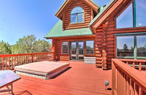 Show Low House | Hot Tub, Game Room & Theater: Luxe Show Low Home
