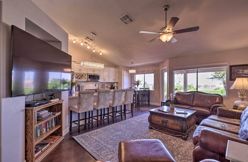 Townsite House | Incredible Strip View, Peaceful Poolside Escape