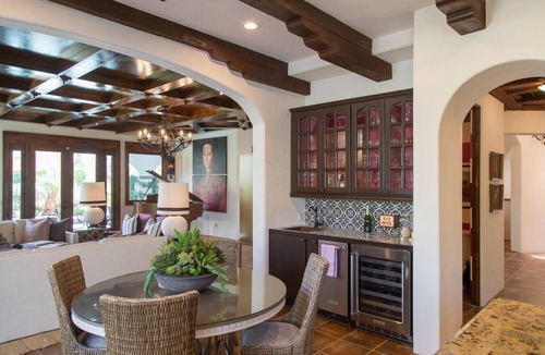 Palm Springs House | Indian Canyons Golf Resort Fairway-Front Home Pool & Spa + Golf & Mountain Views