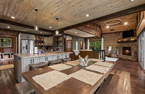 Hidden Lake House | Lakefront Cabin + Dock + Mountain Views