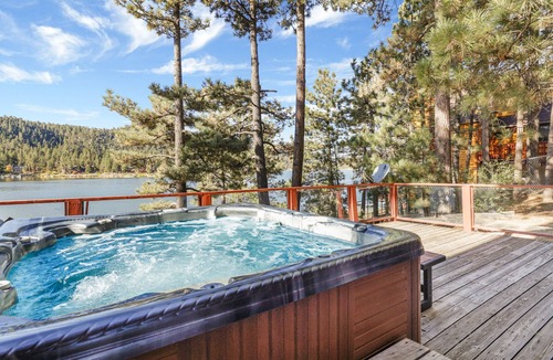Boulder Bay Cabin | Lakefront Cabin w/Private Boat Dock | Hot Tub, Games, Fishing