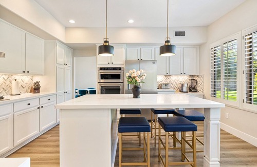 Estacio House | Lush Bliss Living - Private Yard, Walking distance to Coachella