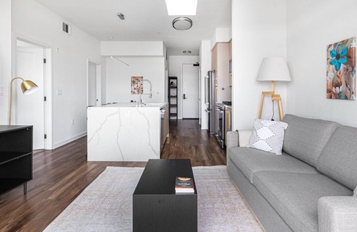 Carthay Circle Apartment | Luxe Fairfax 2BR w/ W/D, Pool, Private Patio, near WF + TJ, by Blueground